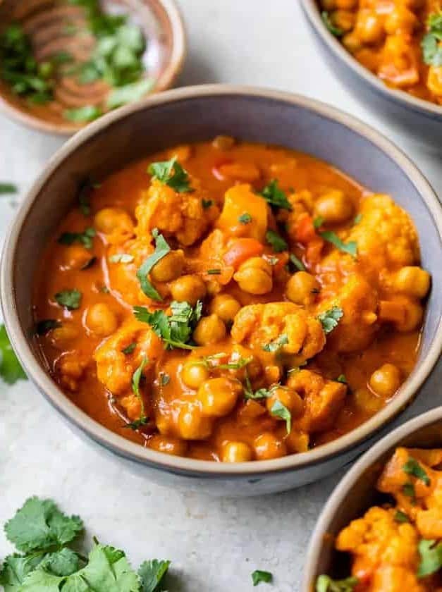 Creamy Chickpea Cauliflower Curry