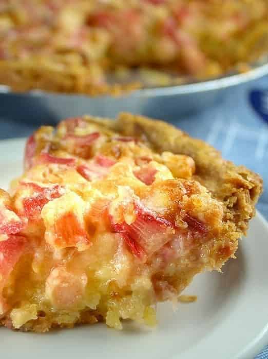 Rhubarb Custard Pie