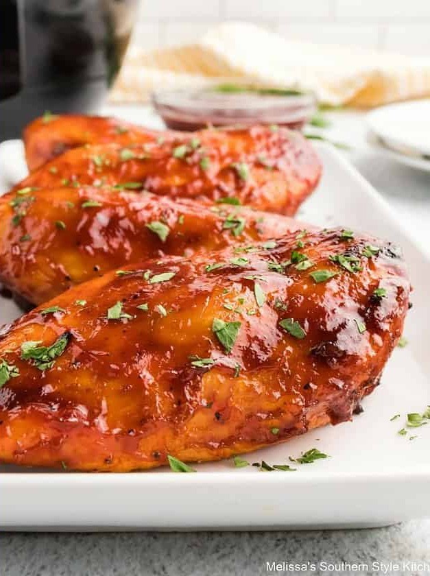 Air Fryer Barbecue Chicken Breasts