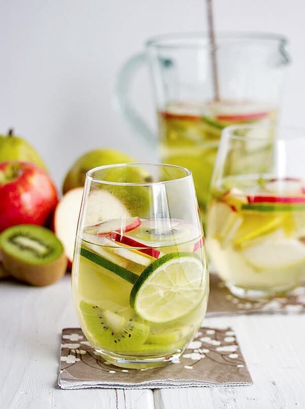 Apple and Pear Green Sangria