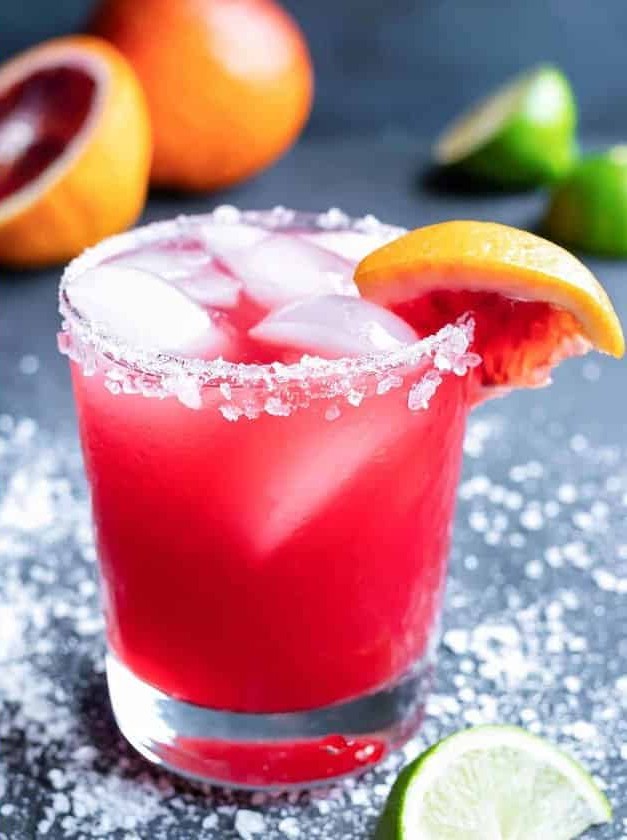 Skinny Blood Orange Margarita