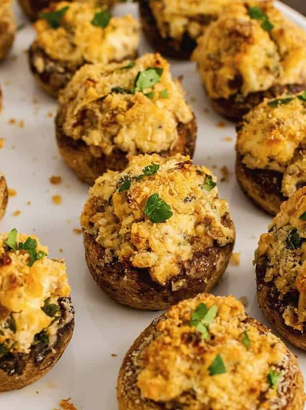 Easy Stuffed Mushroom Appetizer