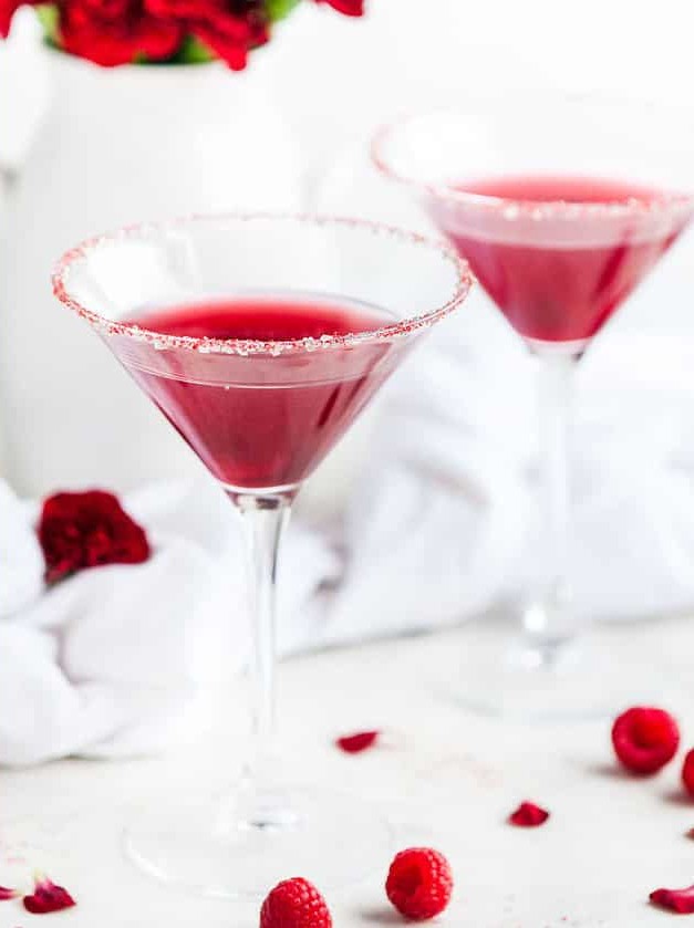 Raspberry Lemon Drop Cocktail