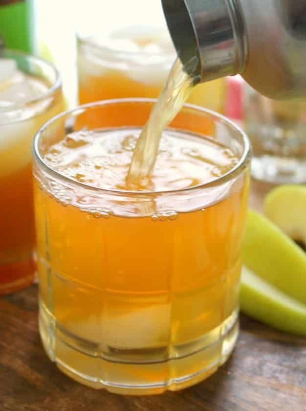 Whiskey Apple Cider Cocktail