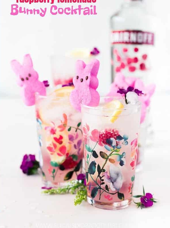 Peeps Raspberry Lemonade Cocktail