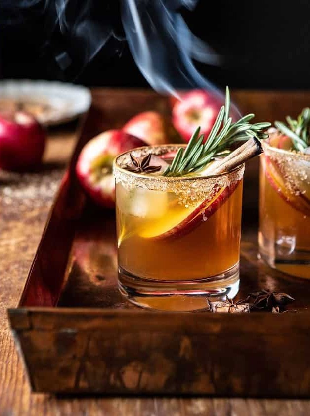 Smoky Harvest Apple Cider Margarita