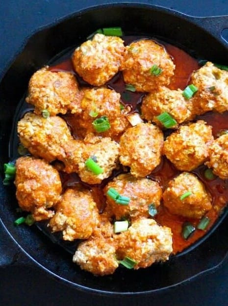 Instant Pot Buffalo Chicken Meatballs