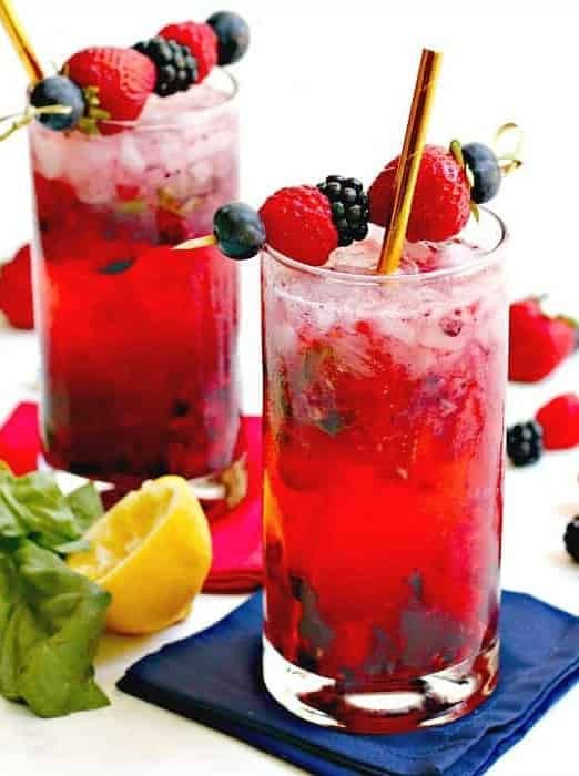 Berry Vodka Cocktail