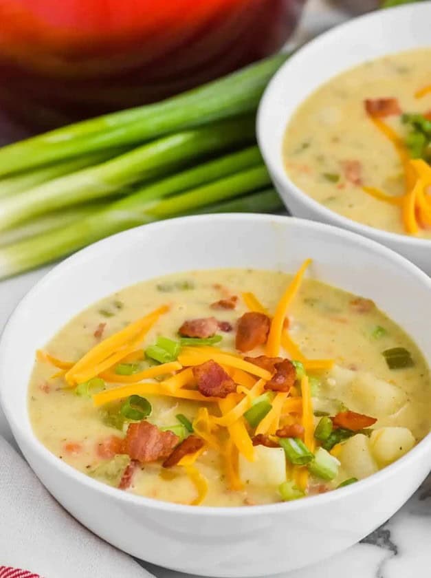 Creamy Potato Soup with Bacon