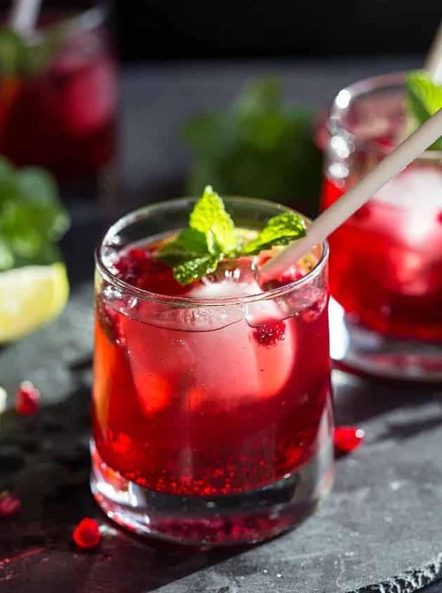 Ginger Pomegranate Cocktail