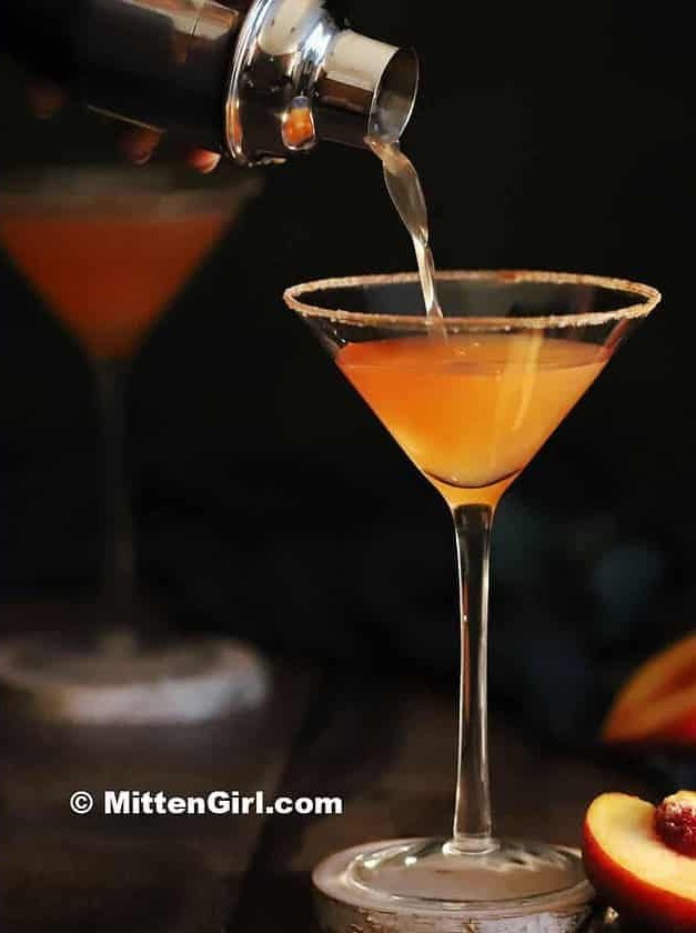 Peach Pie Martini