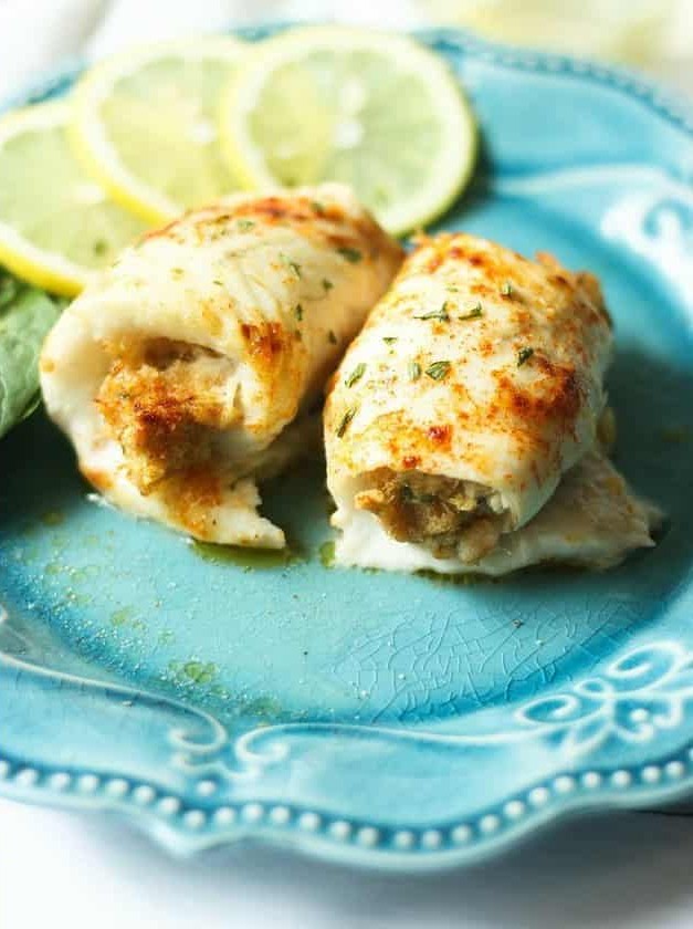 Crab Stuffed Flounder