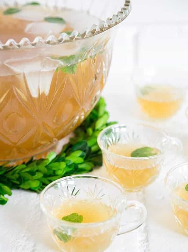 Irish Whiskey Green Tea Punch