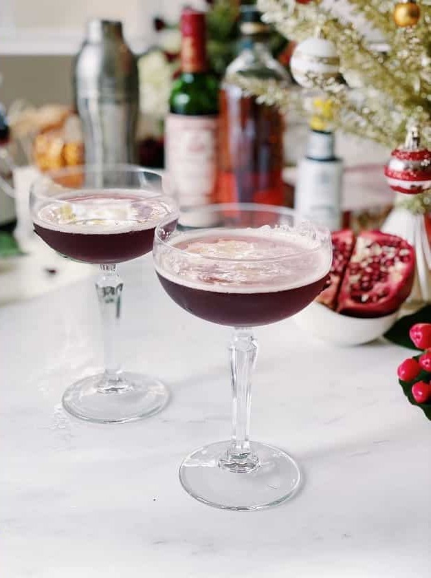 Pomegranate Manhattan