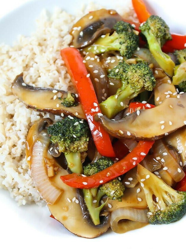 Portobello Mushroom & Broccoli Stir-Fry