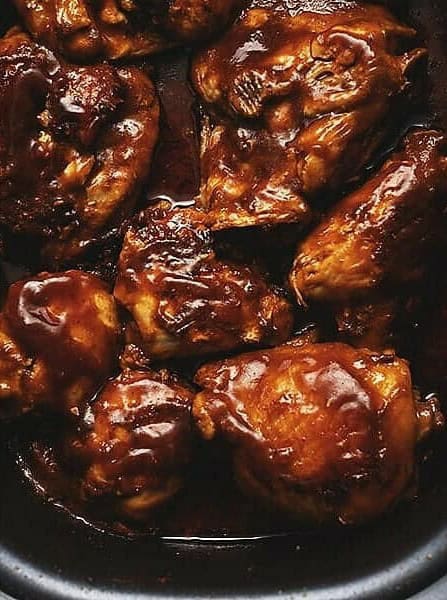 Crock Pot BBQ Chicken Thighs