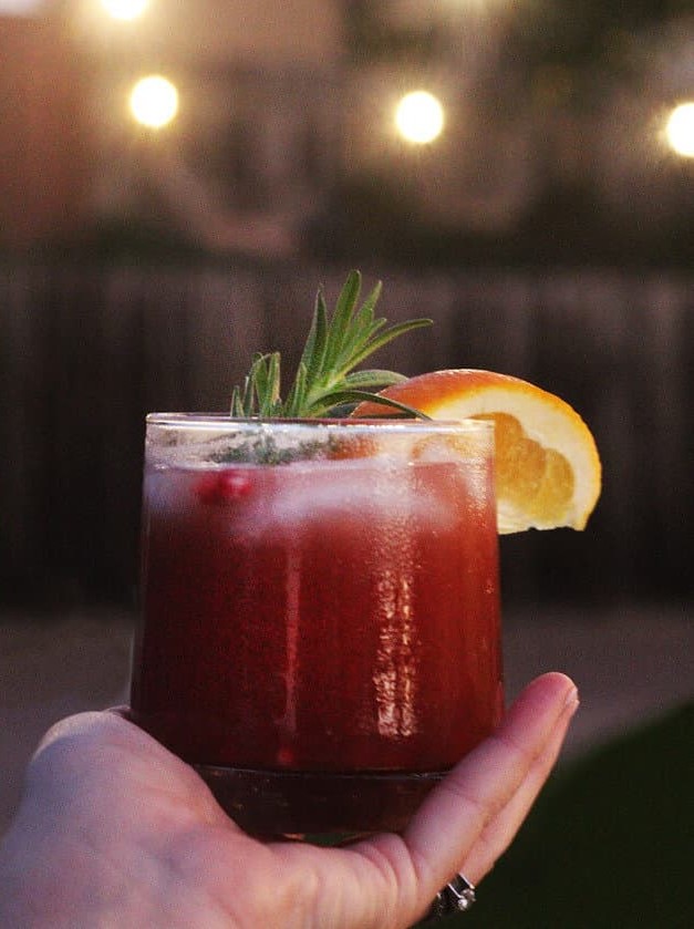 Bourbon Holiday Cocktail