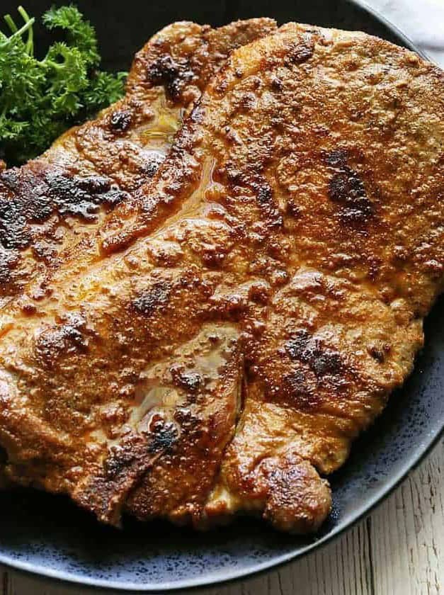 Pan-Fried Pork Shoulder Steak