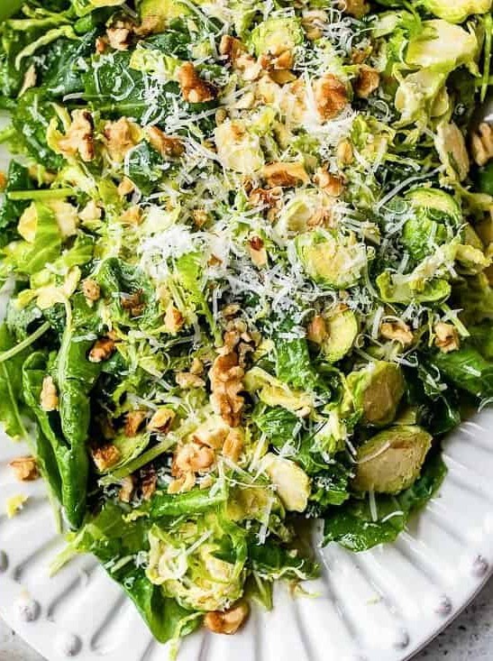 Kale and Brussels Sprout Salad