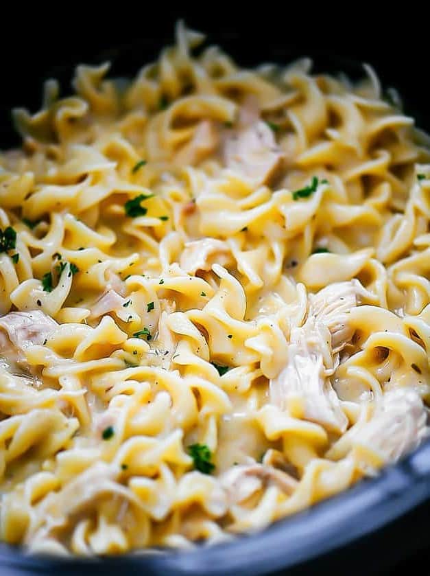 Slow Cooker Chicken and Noodles