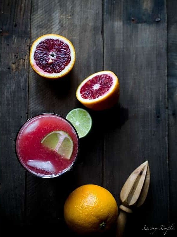 Blood Orange Gin and Tonic