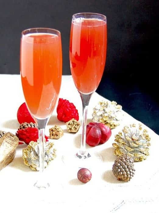 Pomegranate French 75