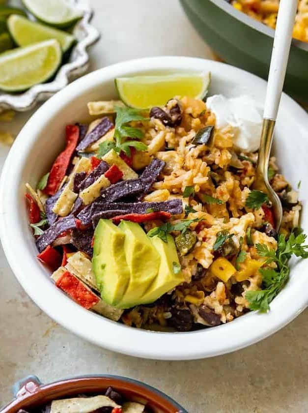 Southwest Chicken Rice Bowls