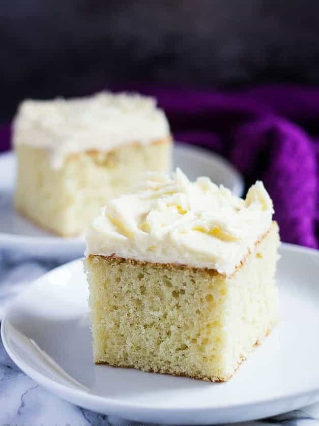 Perfect Vanilla Sheet Cake