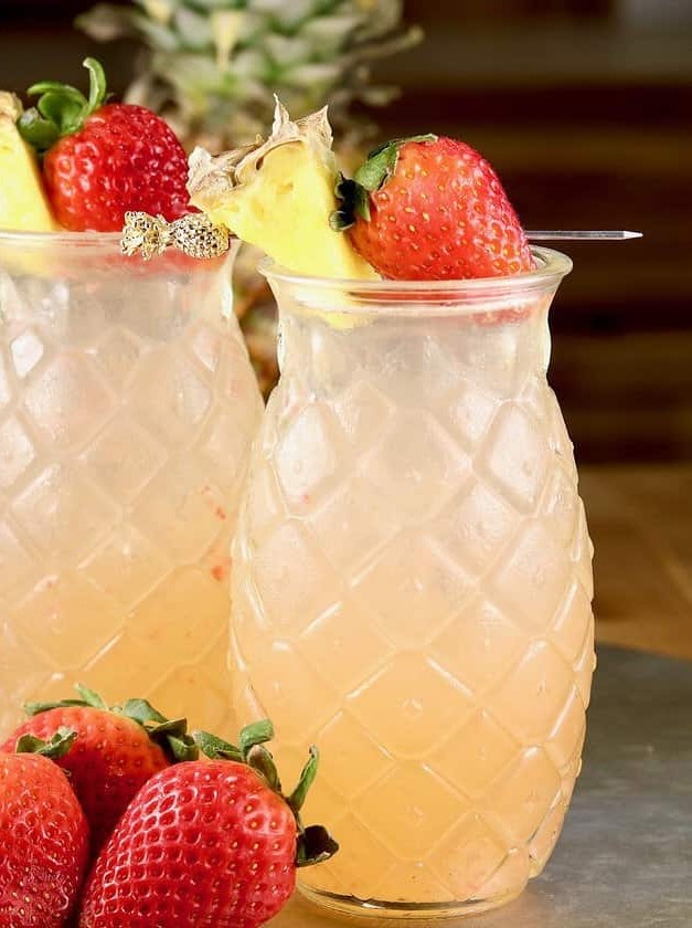 Strawberry Pineapple Wine Punch