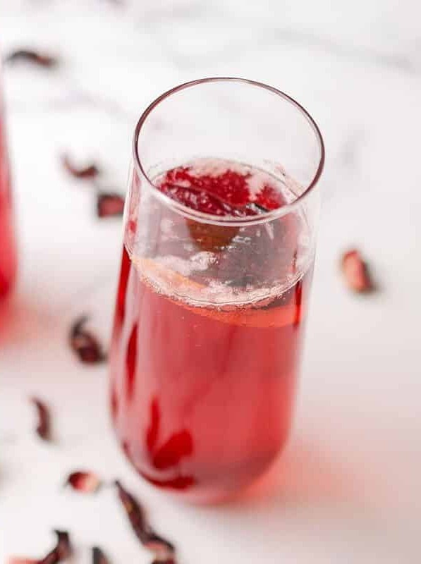 Hibiscus Tea Mimosas