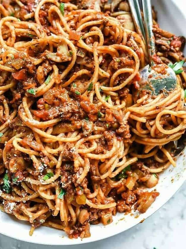 Spaghetti and Meat Sauce