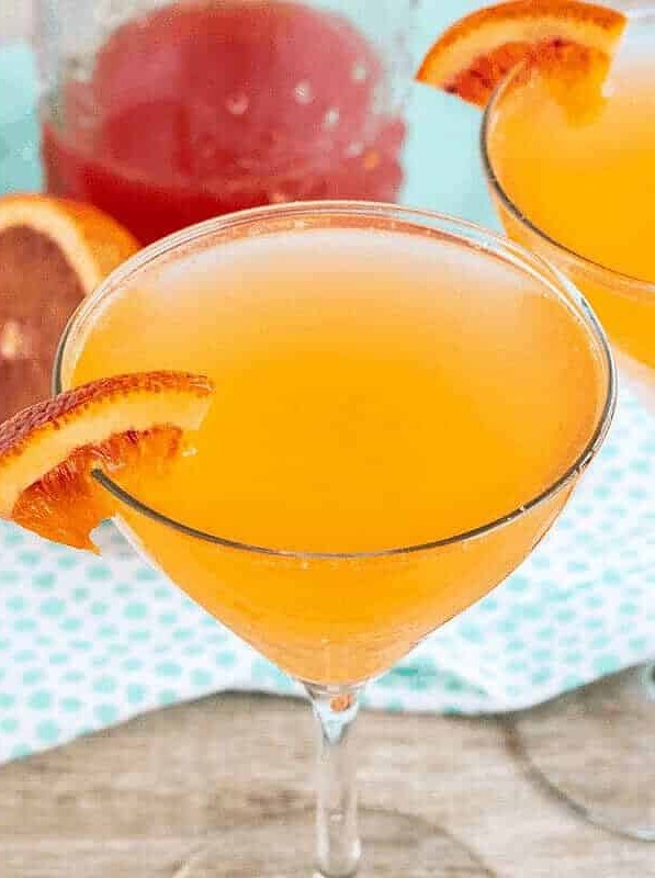 Sparkling Blood Orange Cocktail