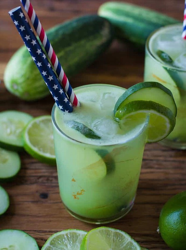 Cucumber Lime Tequila Cocktail