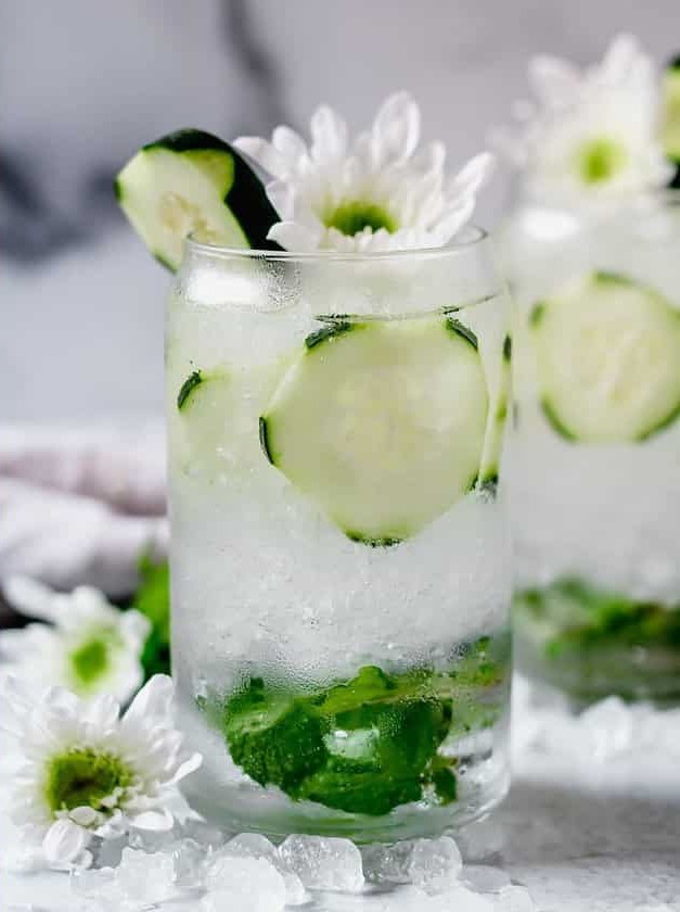 Sparkling Cucumber Cocktail