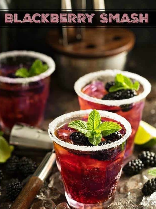 Blackberry Smash Cocktail