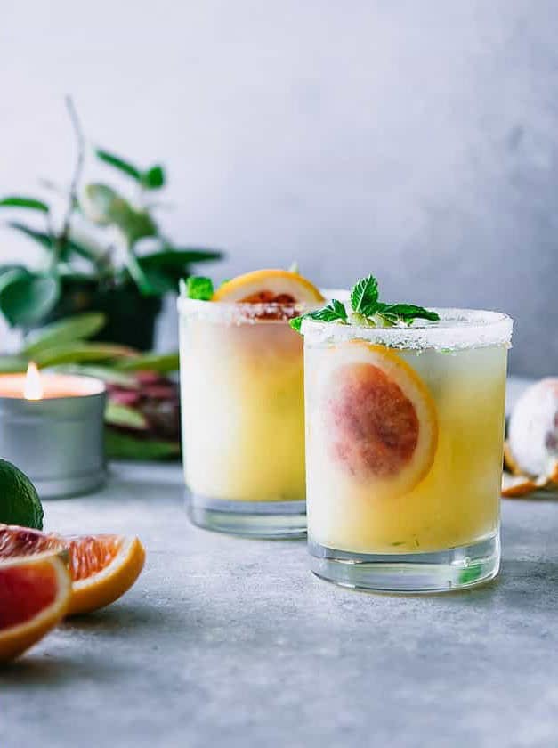 Blood Orange Kiwi Margaritas