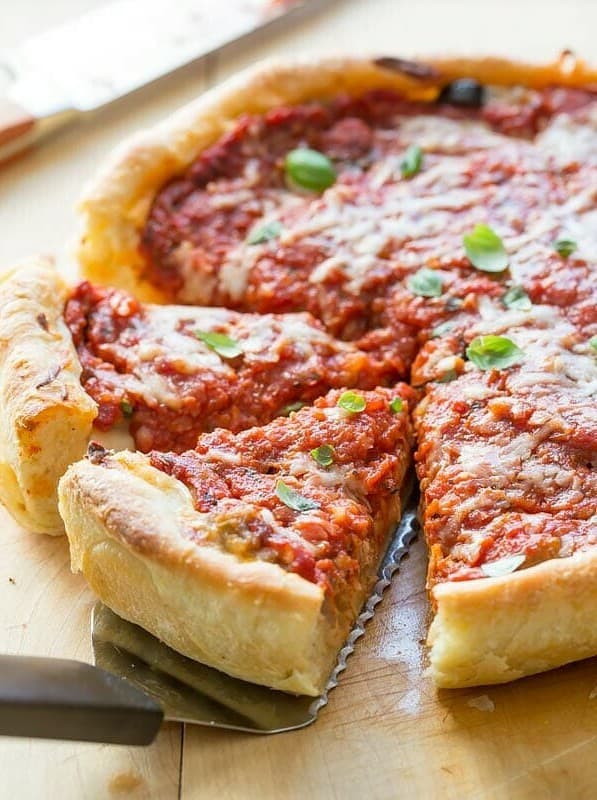 Chicago Style Deep Dish Pizza