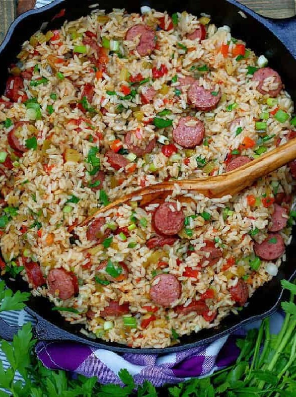 Louisiana Sausage Jambalaya