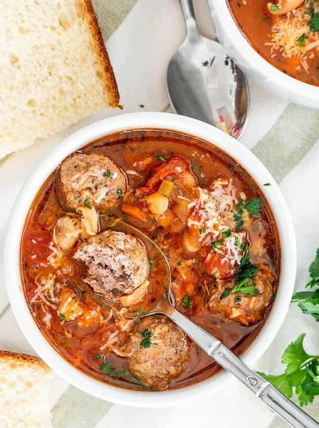 Italian Meatball Soup