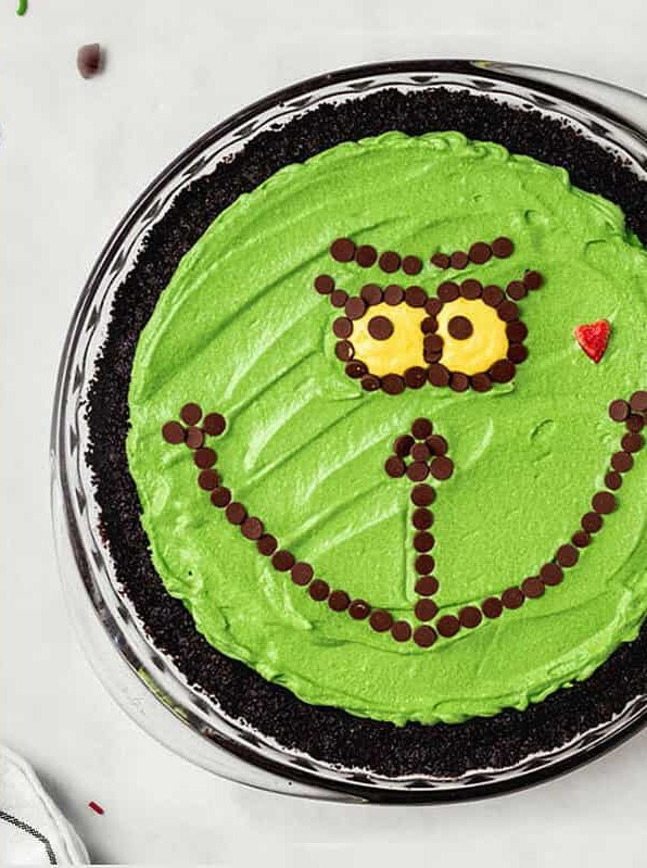 Grinch Christmas Cheesecake