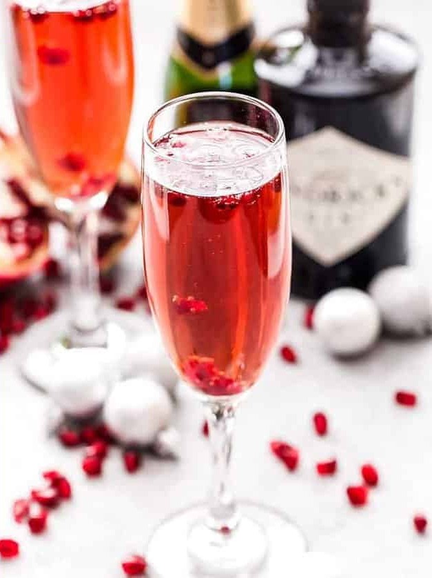 Pomegranate French 75