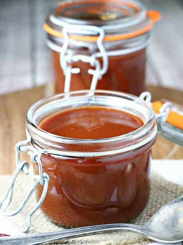 Roasted Rhubarb Barbecue Sauce