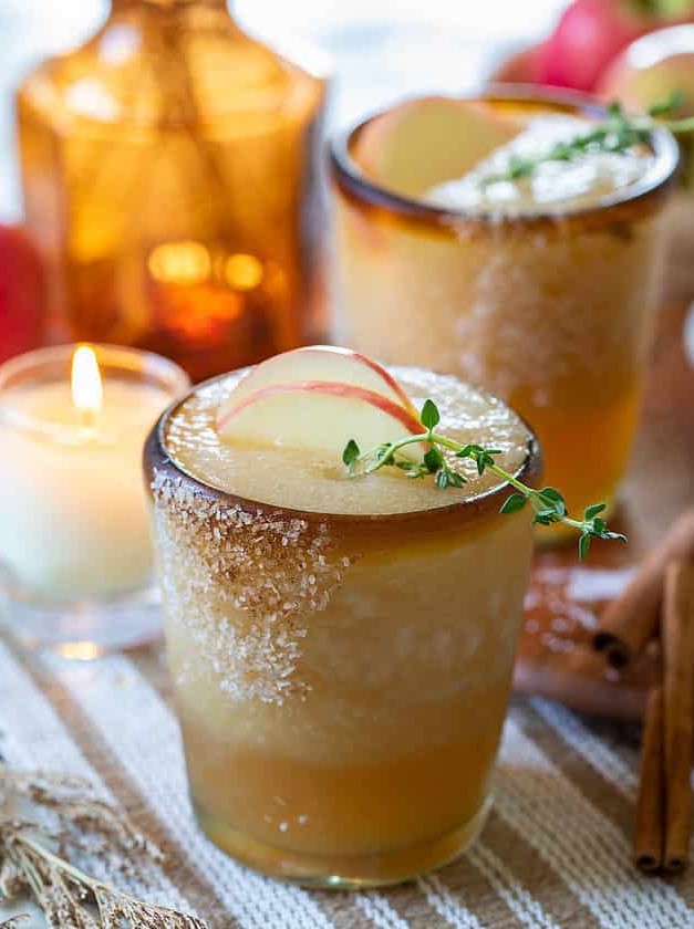 Frozen Honey Apple Cider Margaritas