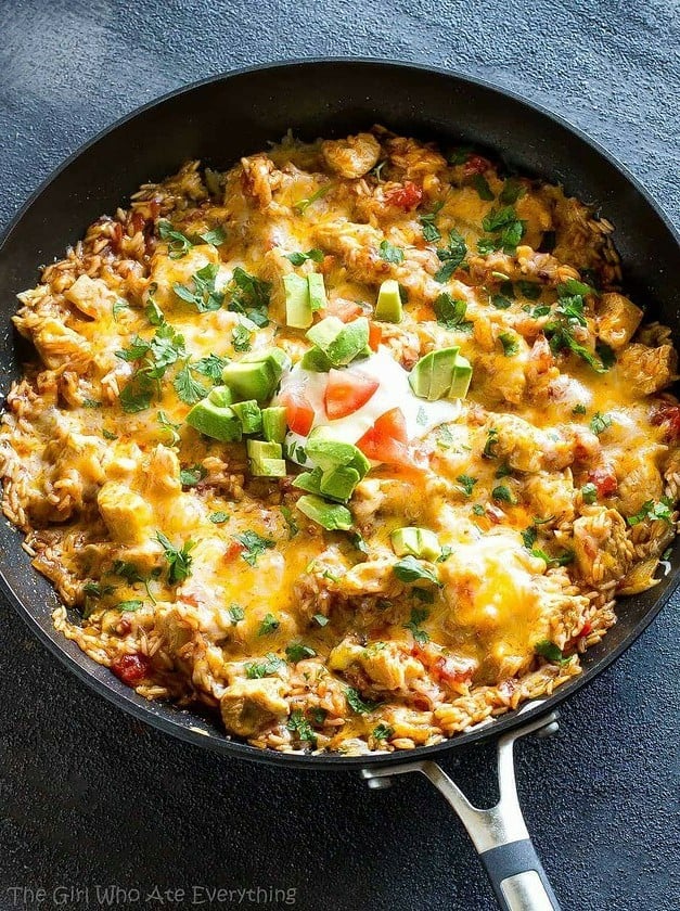 One Pan Mexican Chicken and Rice