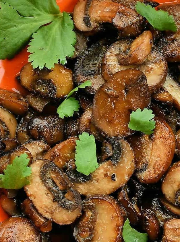 Sauteed Baby Bella Mushrooms