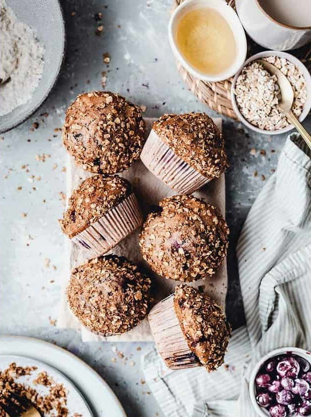 Vegan Blueberry Muffins