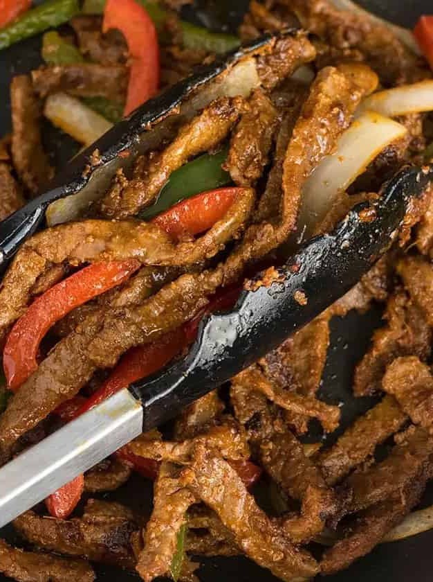 One Pot Steak Fajitas