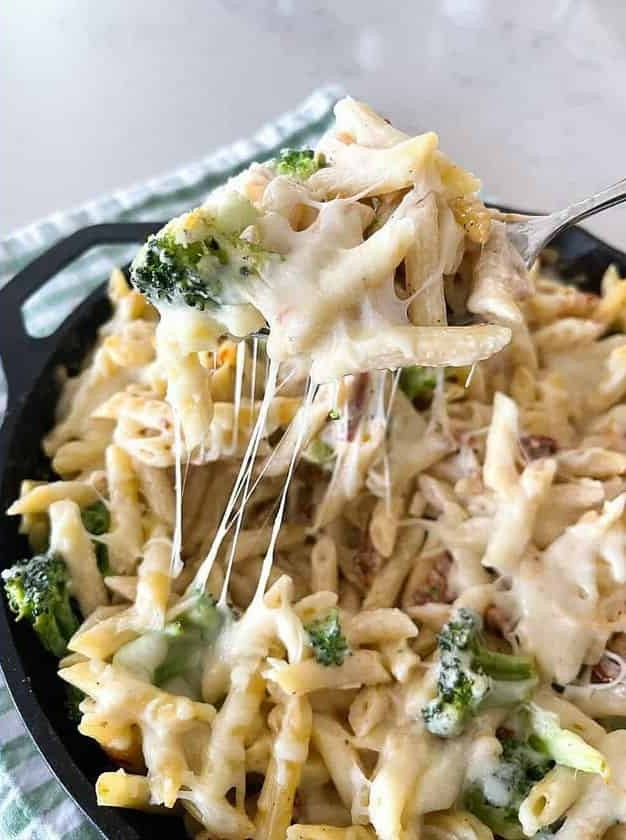 Creamy Chicken Italiano Pasta Bake