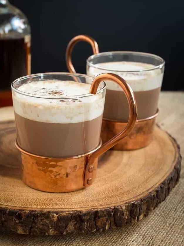 Hazelnut Bourbon Hot Chocolate