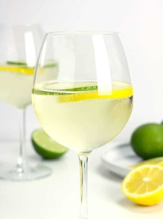 Lemon Lime Wine Spritzer